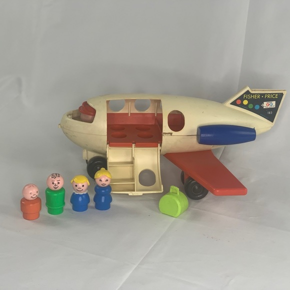 1976 Vintage Fisher-Price Play Family Fun Jet Set (partial) - Picture 3 of 7